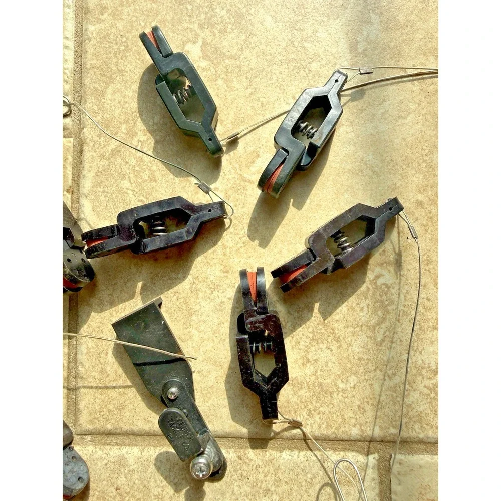 Cannon Trolling Downrigger Release clips OffShore Stacker style Nice Condition *
